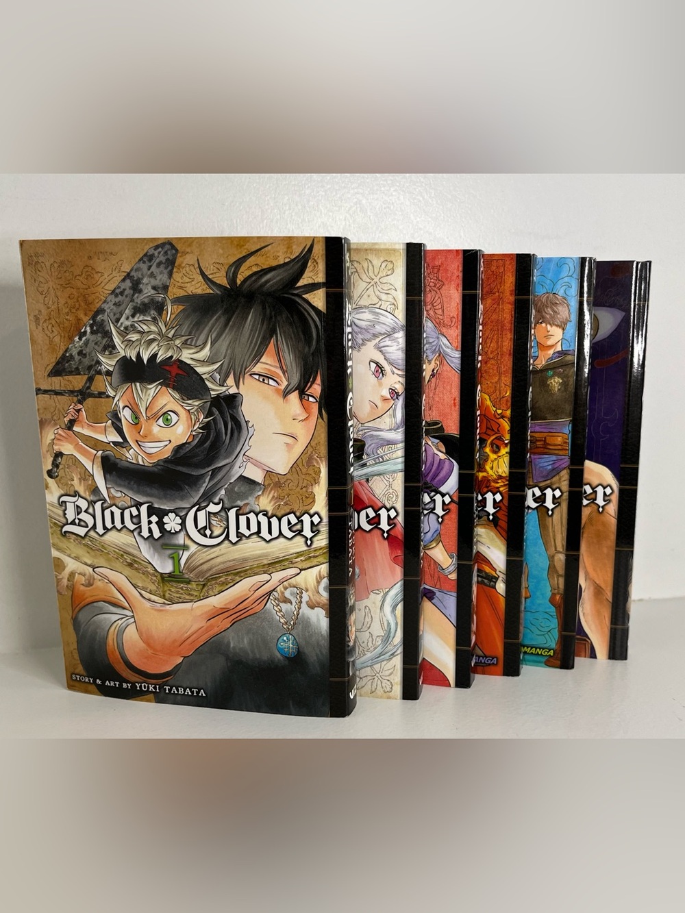 Black Clover Manga Volumes 1-6  - Colorful Cover Set